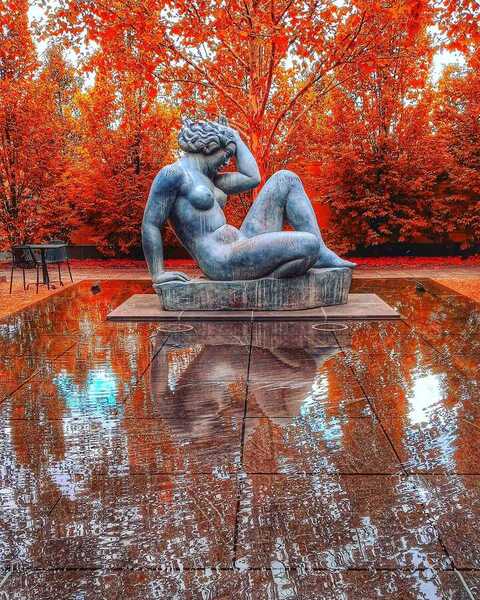 Photograph Jason Morse Lady At The Fountain on One Eyeland
